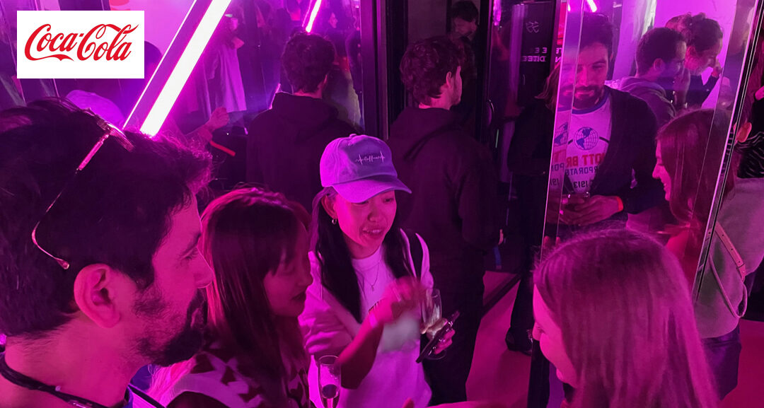The Coca-Cola Rosalía Pop Up team