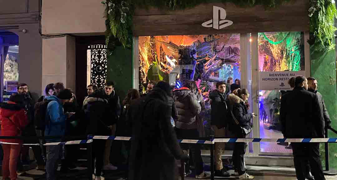 The Sony PlayStation Horizon Forbidden West pop-up restaurant at Cremerie de Paris N°9