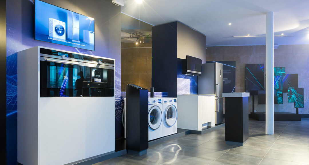 Inside the Siemens Home Connect gallery at Cremerie de Paris
