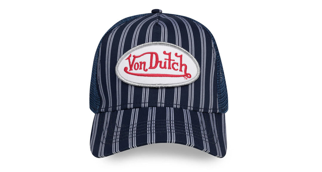 The iconic von Dutch denim trucker cap